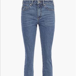 High-Waisted Cigarette Jeans